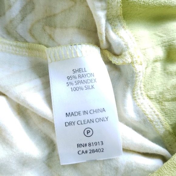 Plenty Tracy Reese Yellow Green Boho Sleeveless - Picture 9 of 9